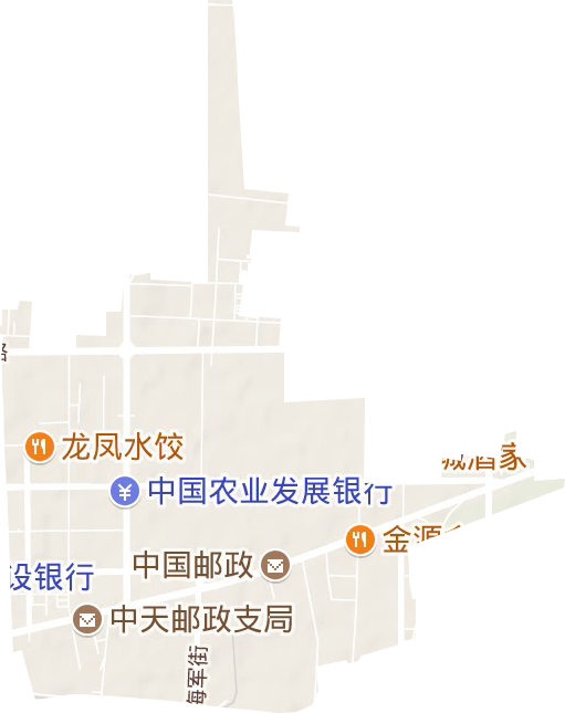 浍滨街道地形地图