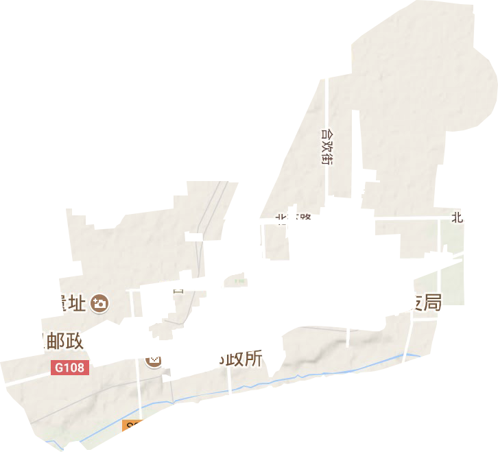 新田乡地形地图