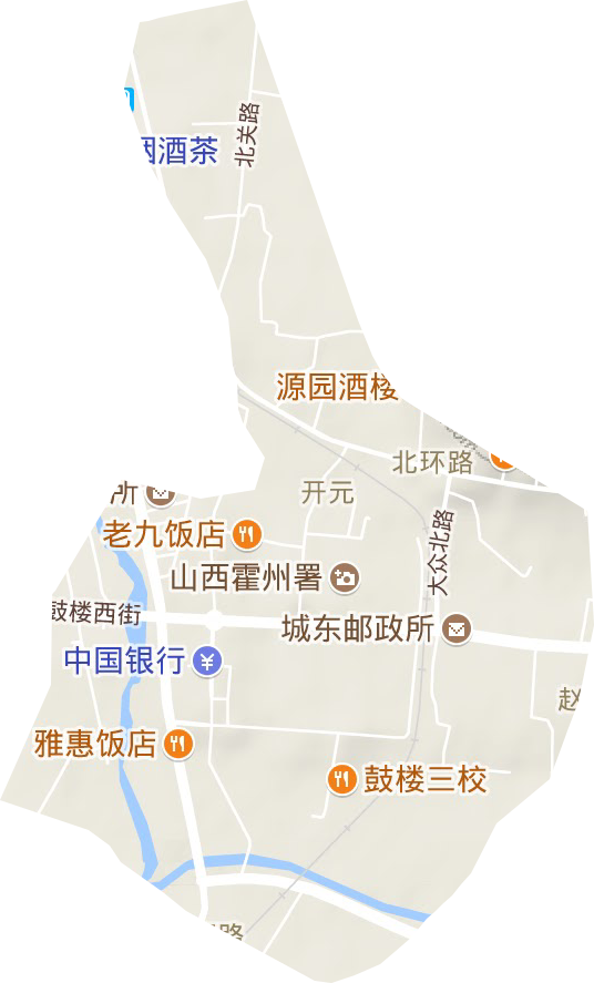 鼓楼街道地形地图