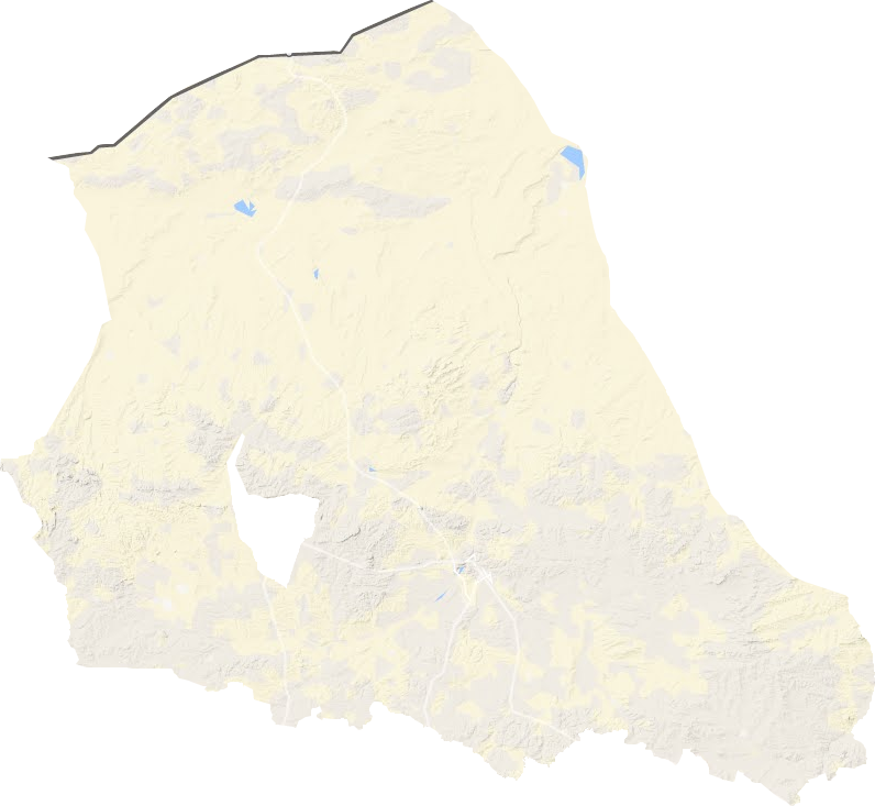 达茂旗地形地图