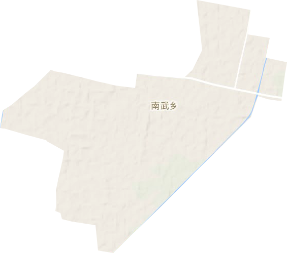 南武乡地形地图