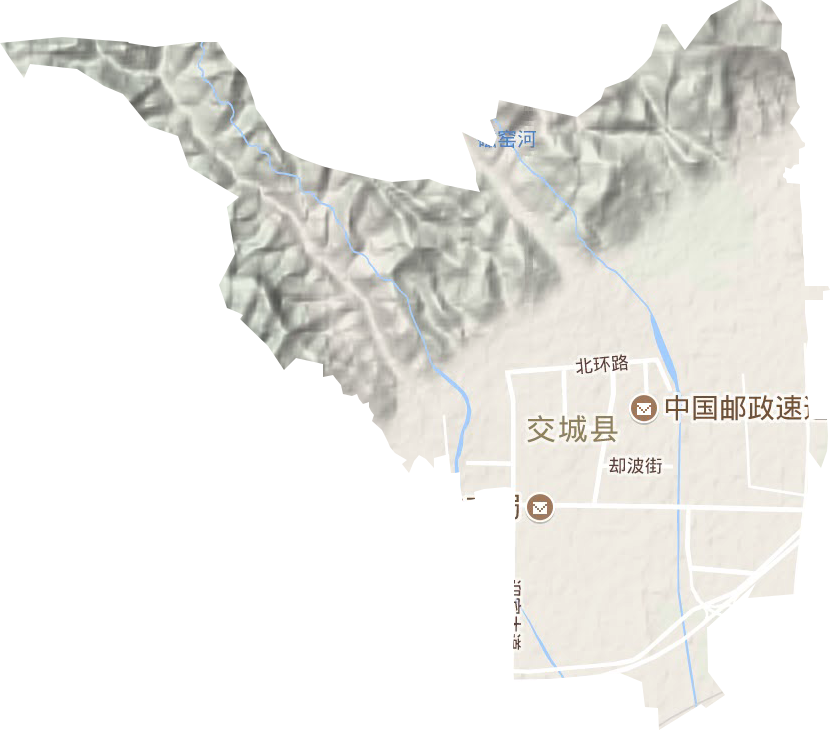 天宁镇地形地图