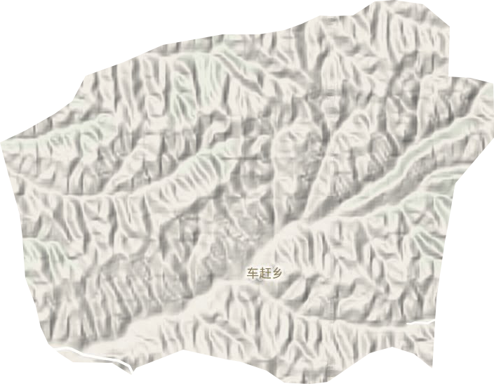 车赶乡地形地图