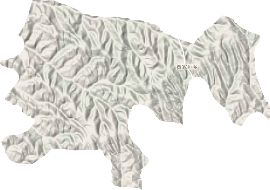 贾家垣乡地形地图