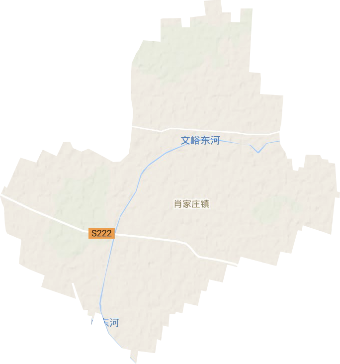 肖家庄镇地形地图