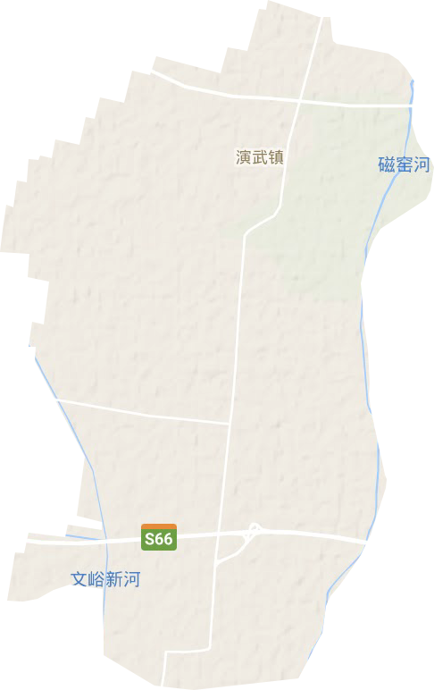 演武镇地形地图