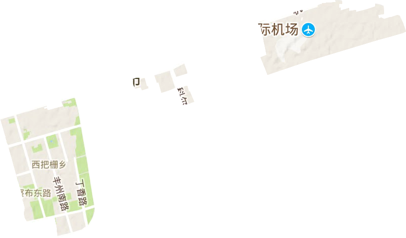 中专路街道地形地图