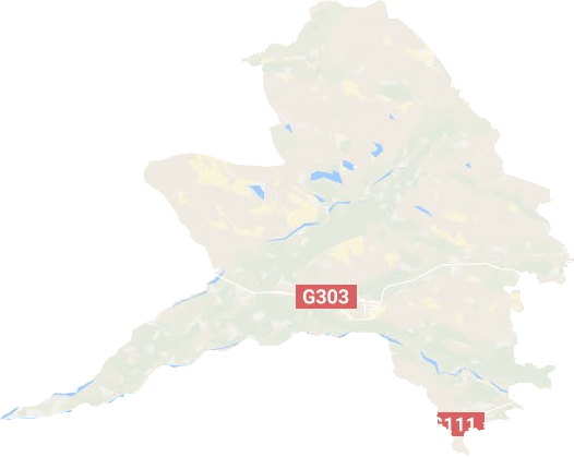 开鲁县地形地图