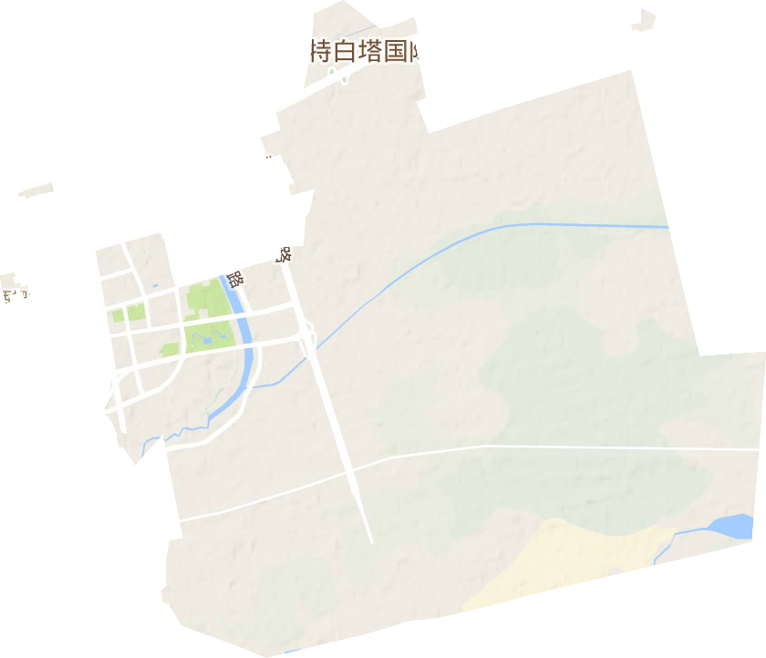 敕勒川路街道地形地图