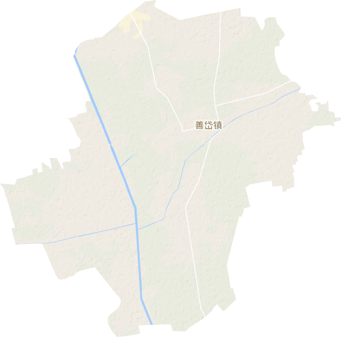 善岱镇地形地图