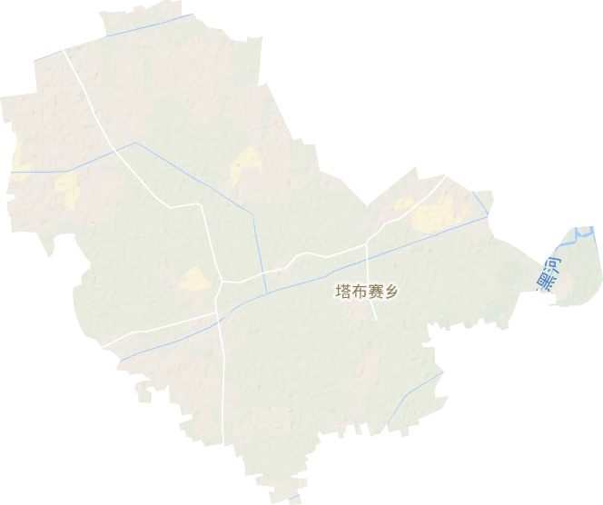 塔布赛乡地形地图