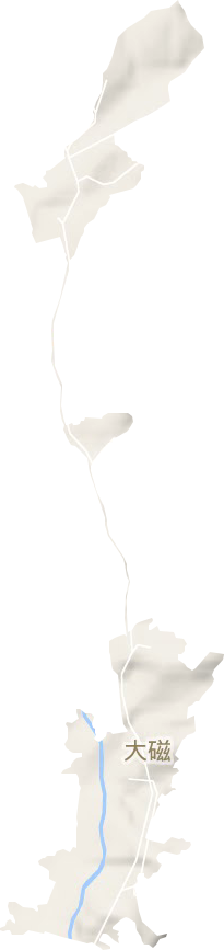大磁街道地形地图