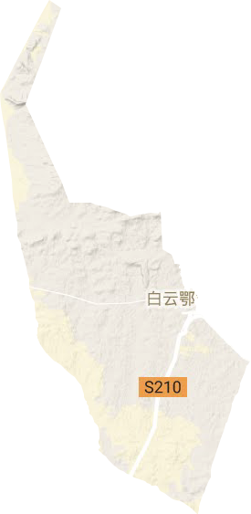 通阳道街道地形地图