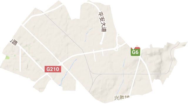 白音席勒街道地形地图