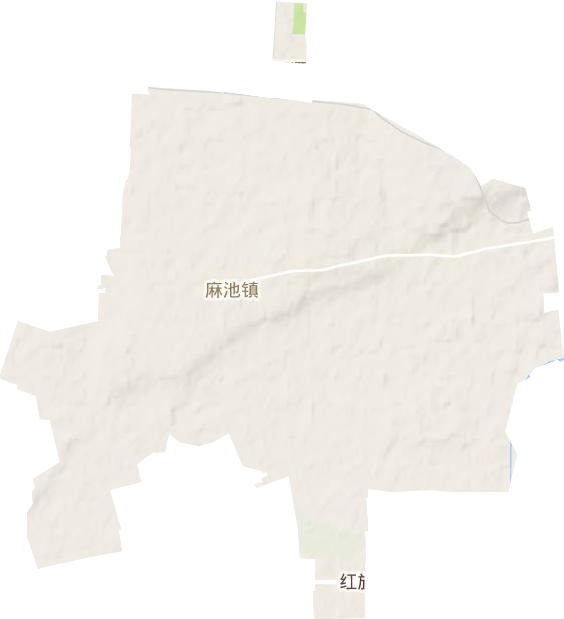 麻池镇地形地图
