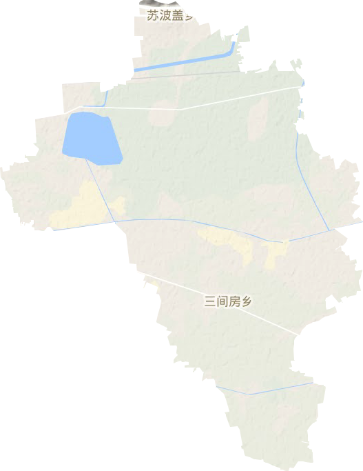 苏波盖乡地形地图