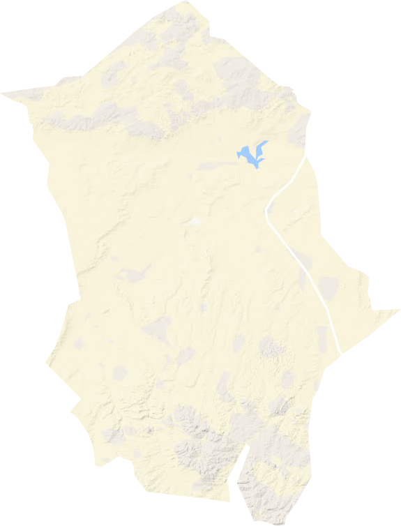 巴音花镇地形地图