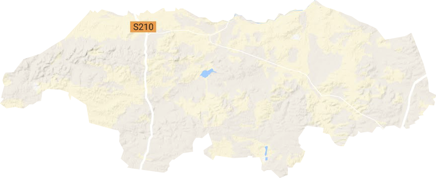 西河乡地形地图