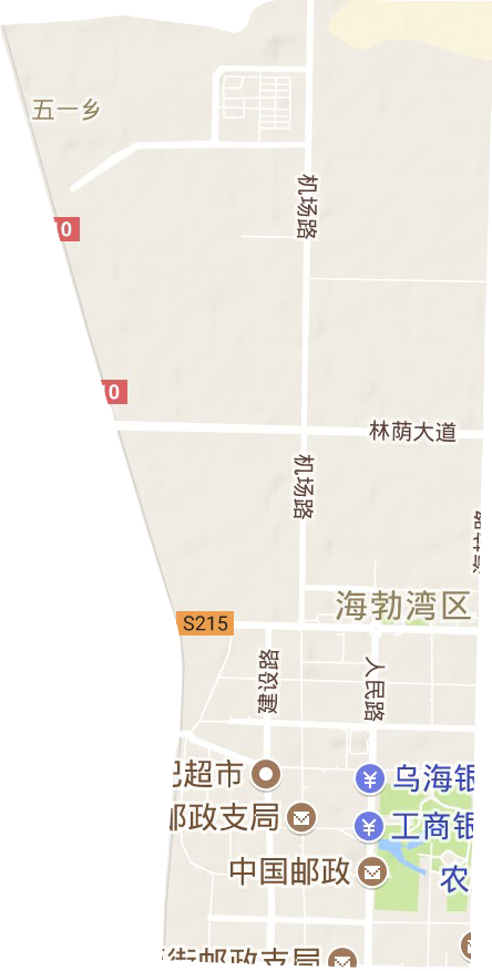 凤凰岭街道地形地图