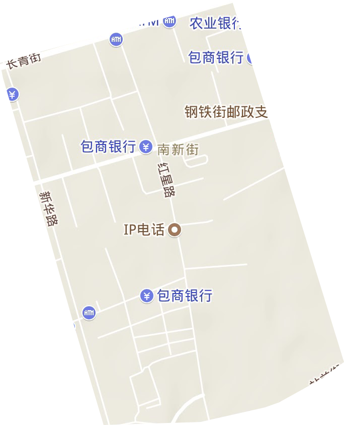南新街街道地形地图