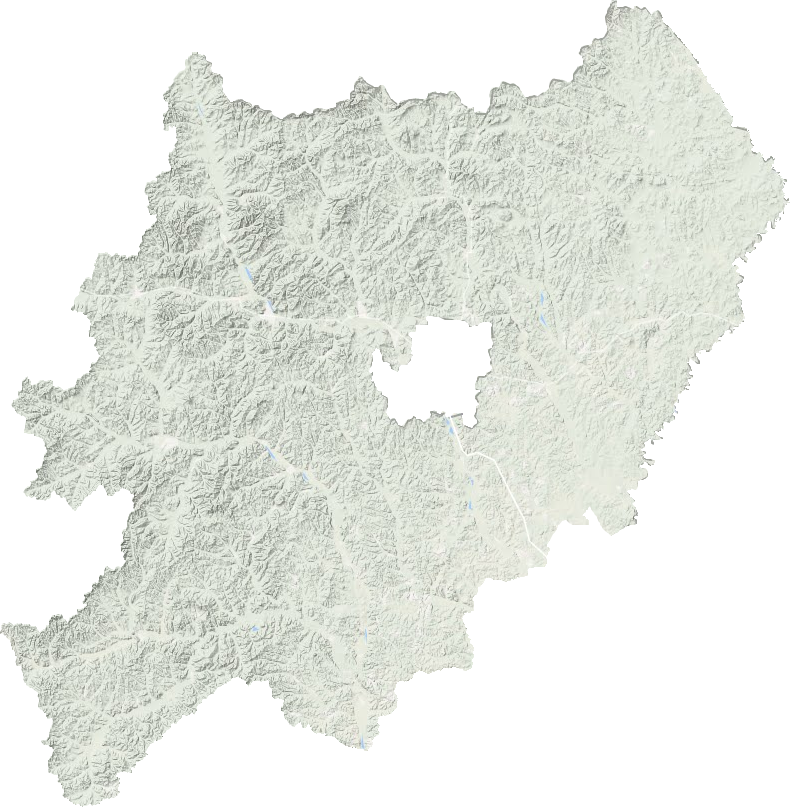鄂伦春自治旗地形地图