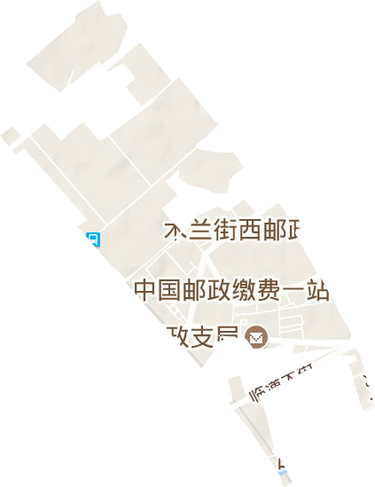 铁东街道地形地图