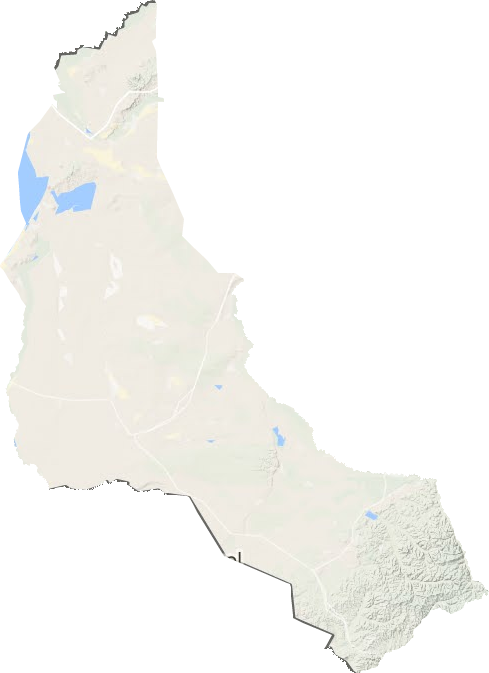 新巴尔虎左旗地形地图