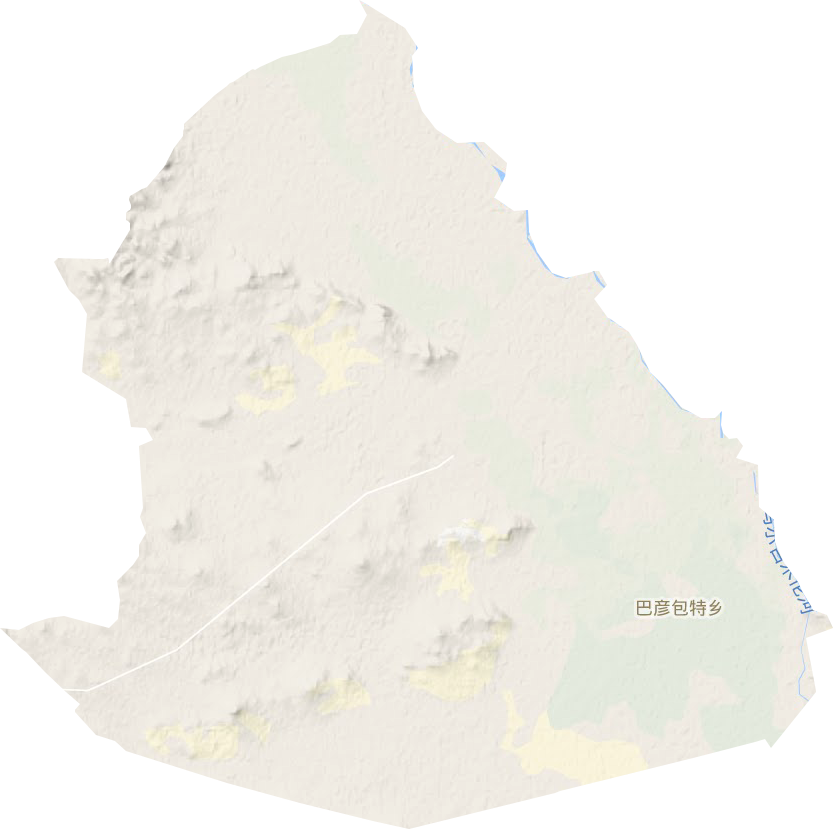 双胜镇地形地图