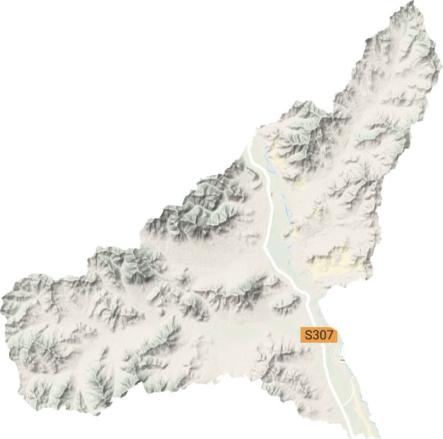 十三敖包镇地形地图