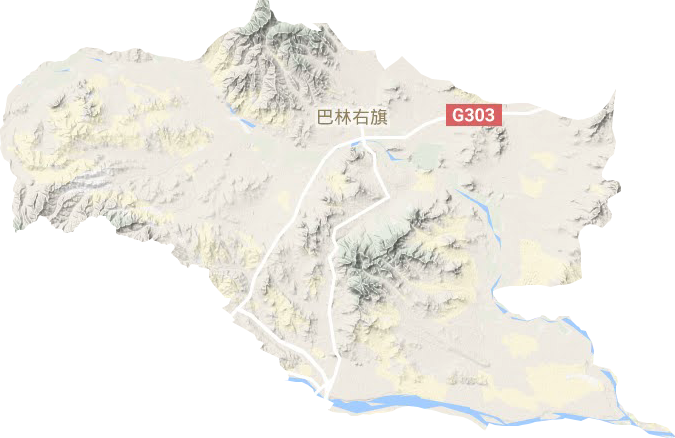 大板镇地形地图