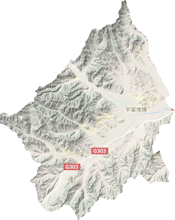 宇宙地镇地形地图