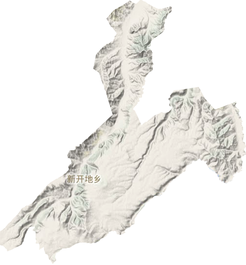 新开地乡地形地图