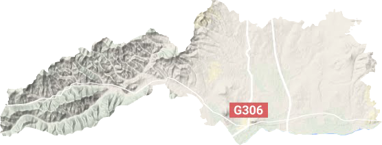 西桥镇地形地图