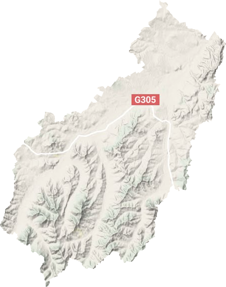 丰收乡地形地图
