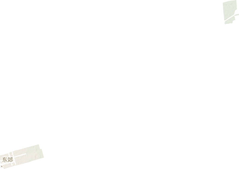 东郊街道地形地图