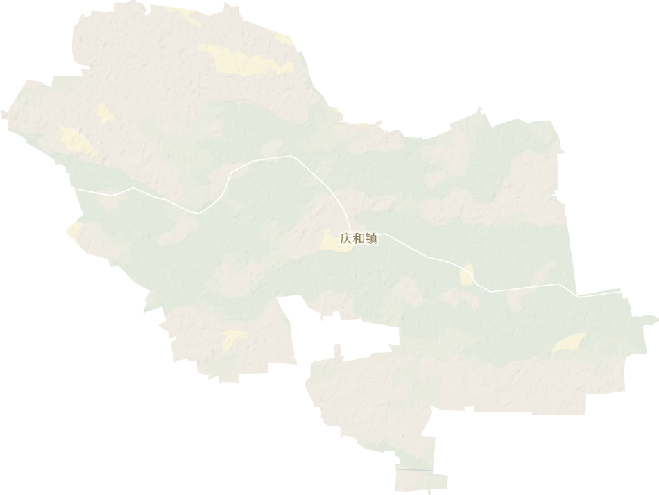 庆和镇地形地图