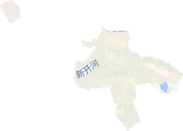 腰林毛都镇地形地图