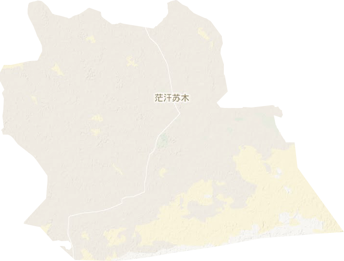 茫汗苏木地形地图