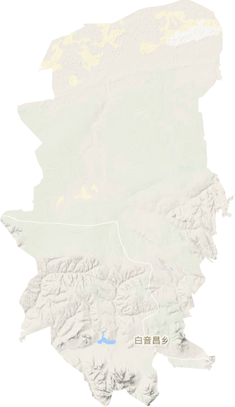 新镇地形地图