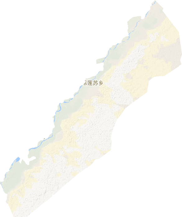 苇莲苏乡地形地图