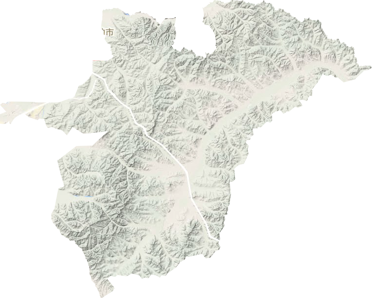 阿日昆都楞镇地形地图