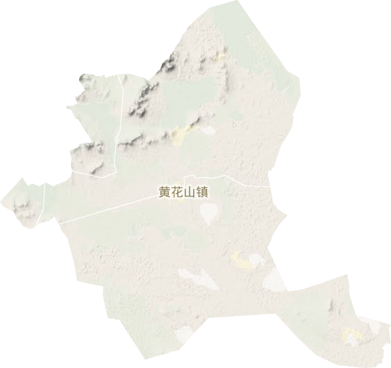 乌额格其牧场地形地图