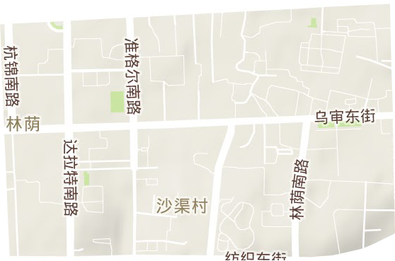 林荫街道地形地图