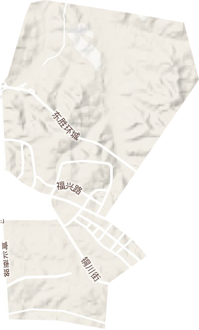 幸福街道地形地图