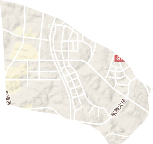 兴盛街道地形地图