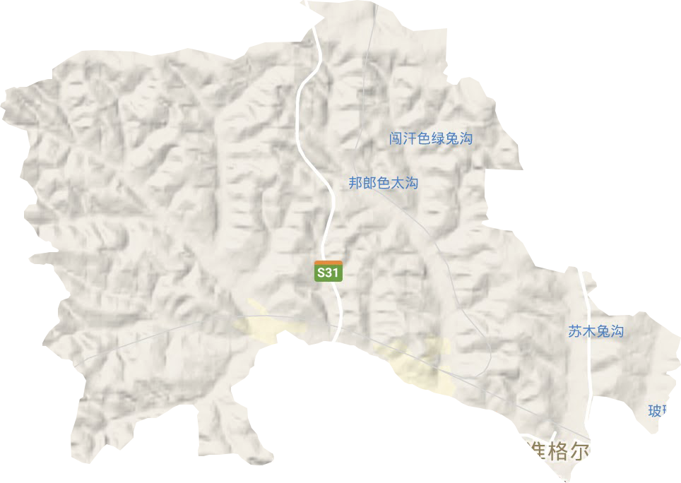 兴隆街道地形地图