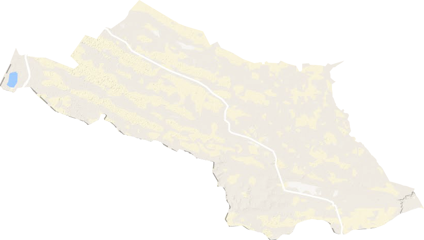 城川镇地形地图