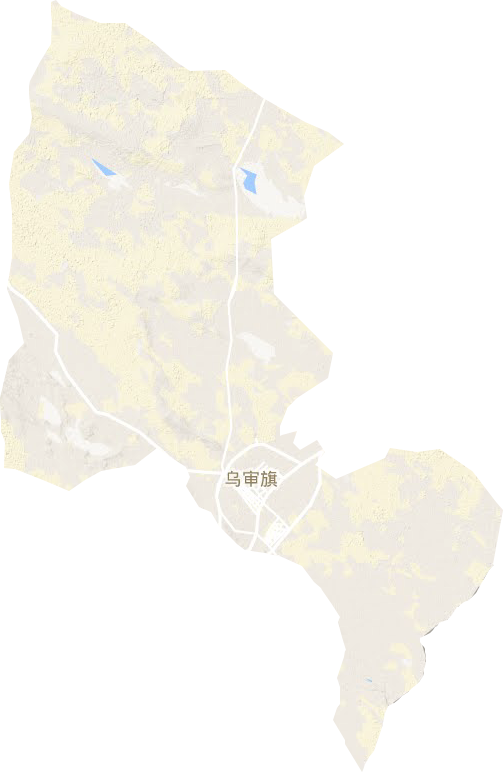 嘎鲁图镇地形地图