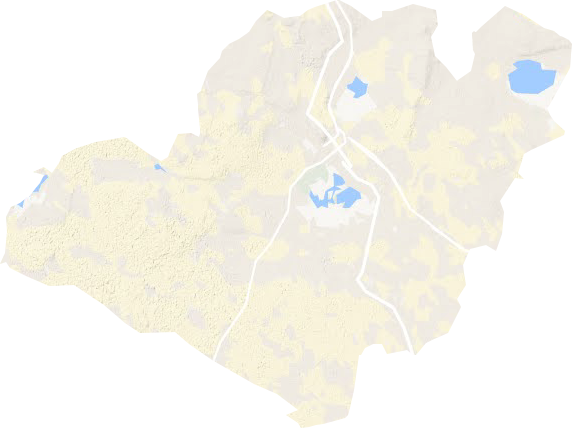 乌审召镇地形地图