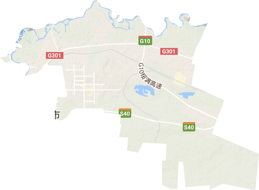 建设街道地形地图